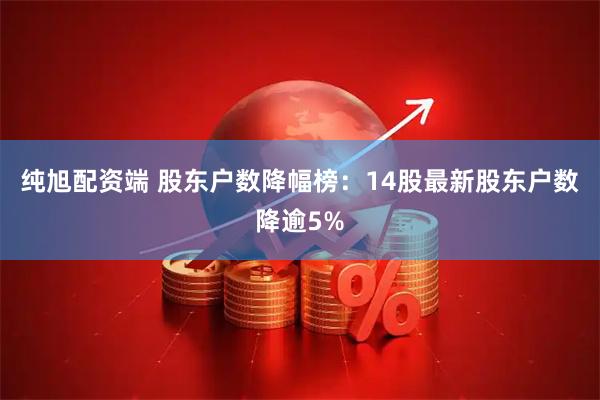 纯旭配资端 股东户数降幅榜：14股最新股东户数降逾5%